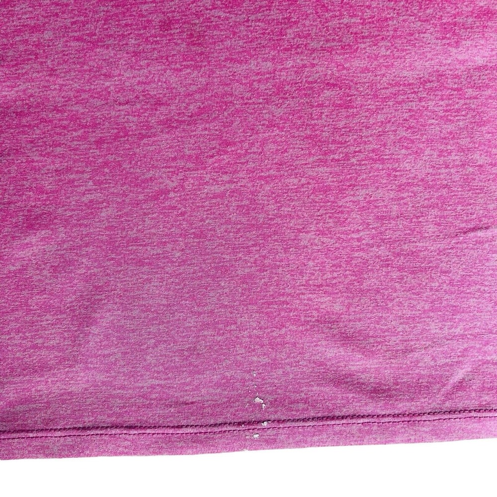 Nike Dri-Fit Womens Pink Gym Shirt Medium Swoosh Logo Activewear Workout Running - Picture 7 of 12